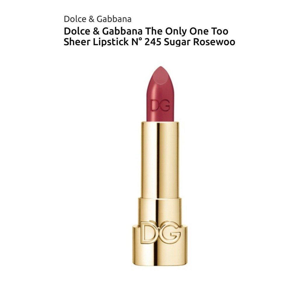 D & G Dolce and Gabbana the only one lipstick 245 sugar rosewood
